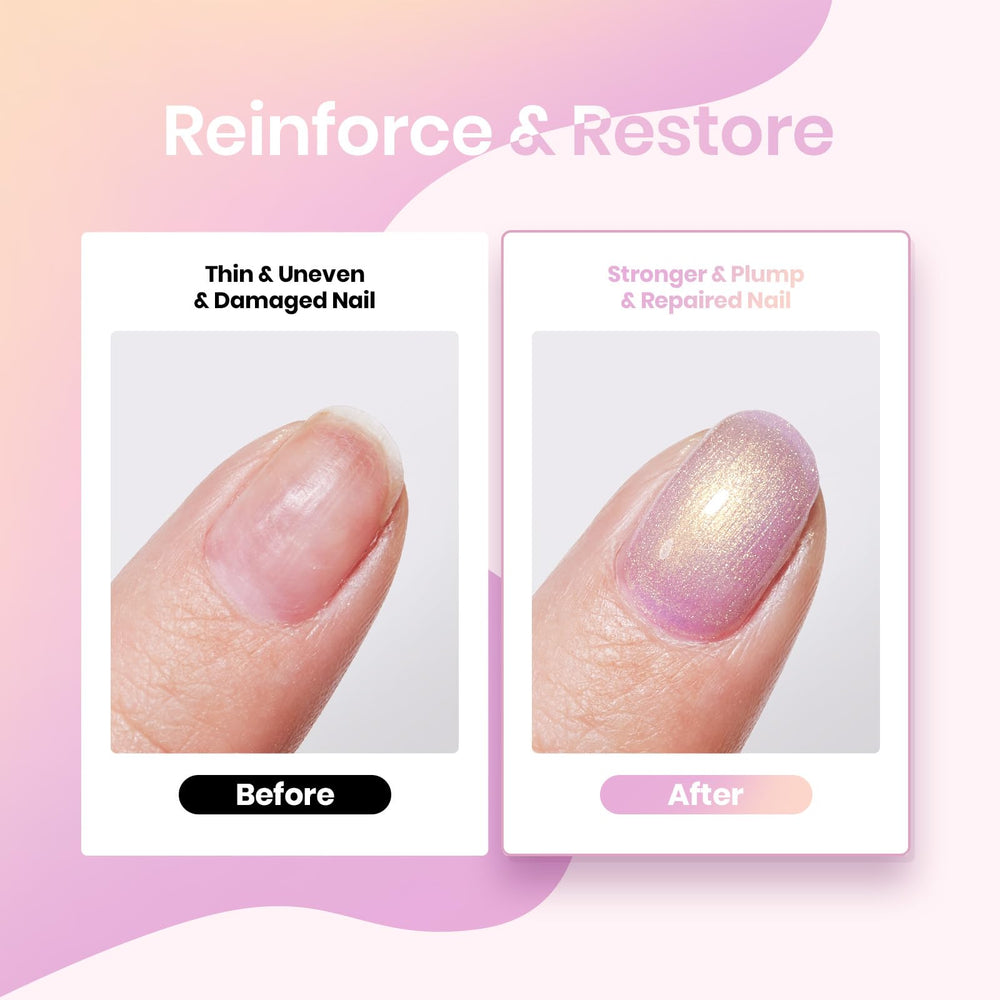 Beetles color swatches fan showing all six pastel pearl shades to plan manicures