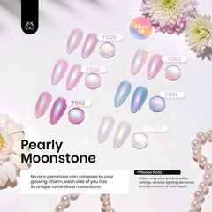 Beetles gel texture close-up revealing smooth self-leveling pearl finish for easier application