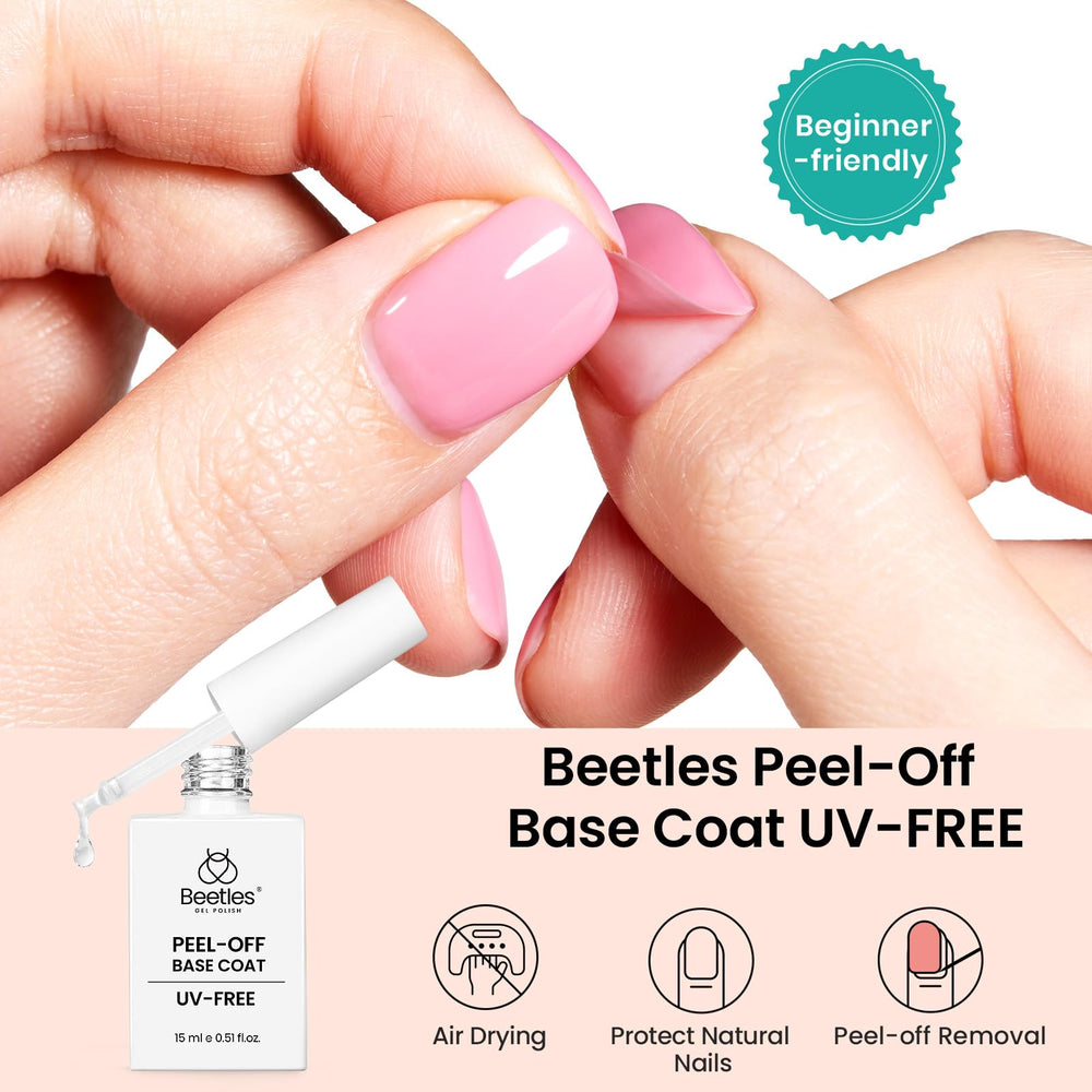 beetles gel polish brush detail displaying smooth applicator for even base coats