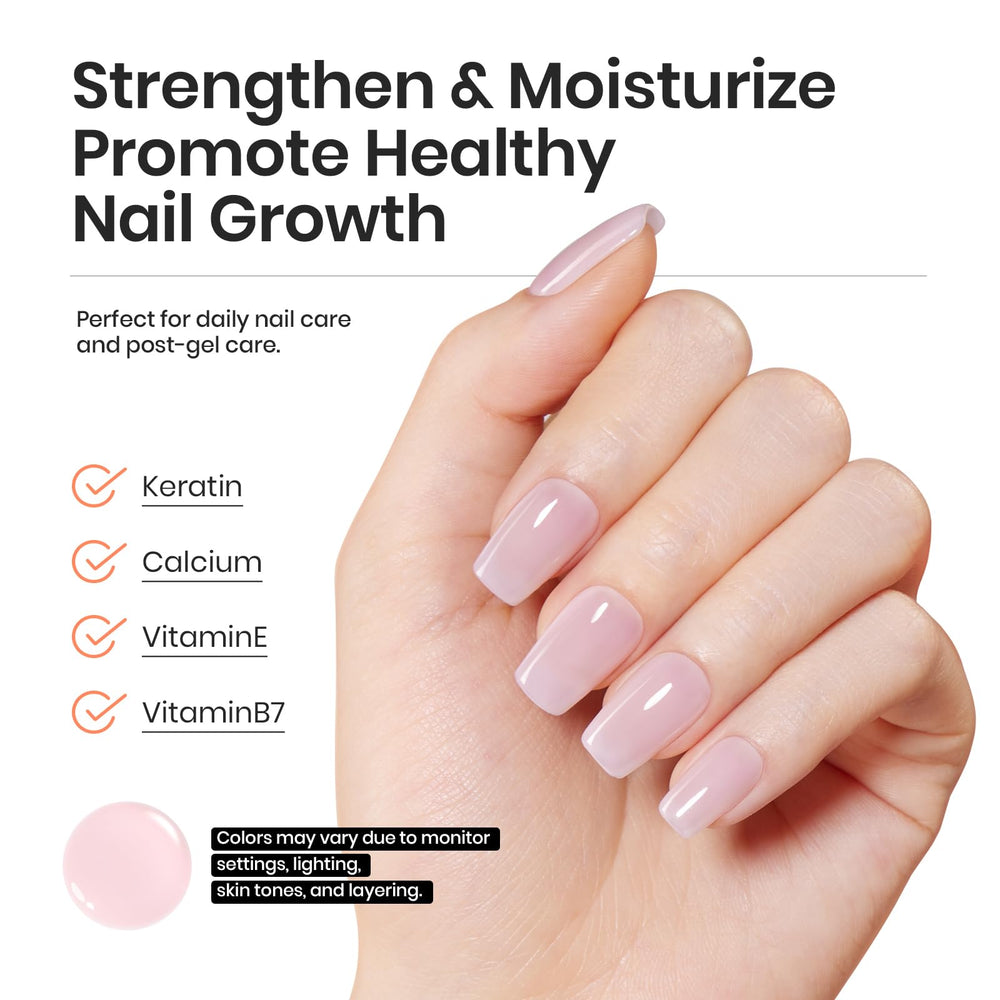 Beetles Gel Polish sculpted nail example demonstrating arch and extension strength