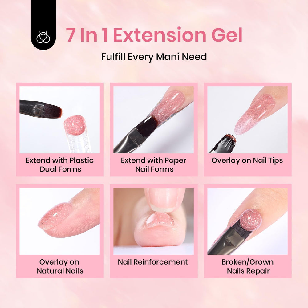 Beetles Gel Polish close-up of gel texture highlighting smooth, buildable consistency for shaping
