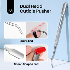 Beetles precision brush applying remover into nail gap for accurate glue softening