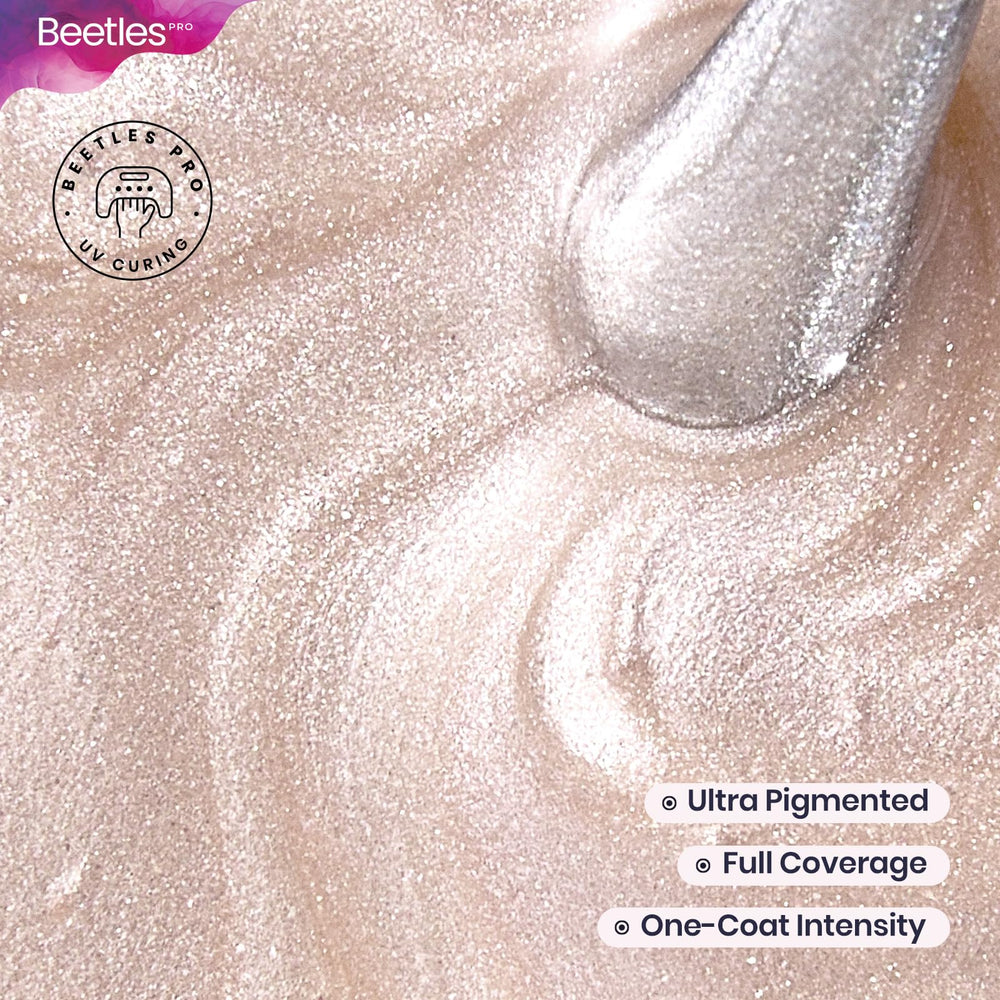 Beetles Pro texture close-up revealing pearl sheen and streak-free finish