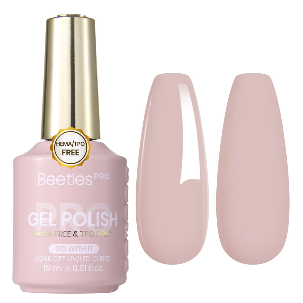 beetles Gel Polish front bottle showing shade and benefit of salon-ready color