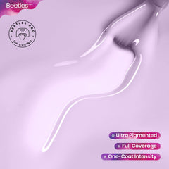 beetles Pro nail application in salon demonstrating smooth one-stroke coverage