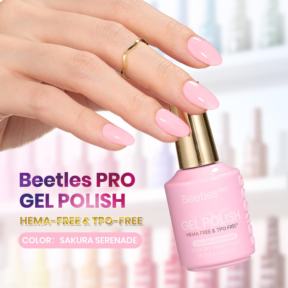 Beetles Pro curved brush close-up offering precise, even application benefit