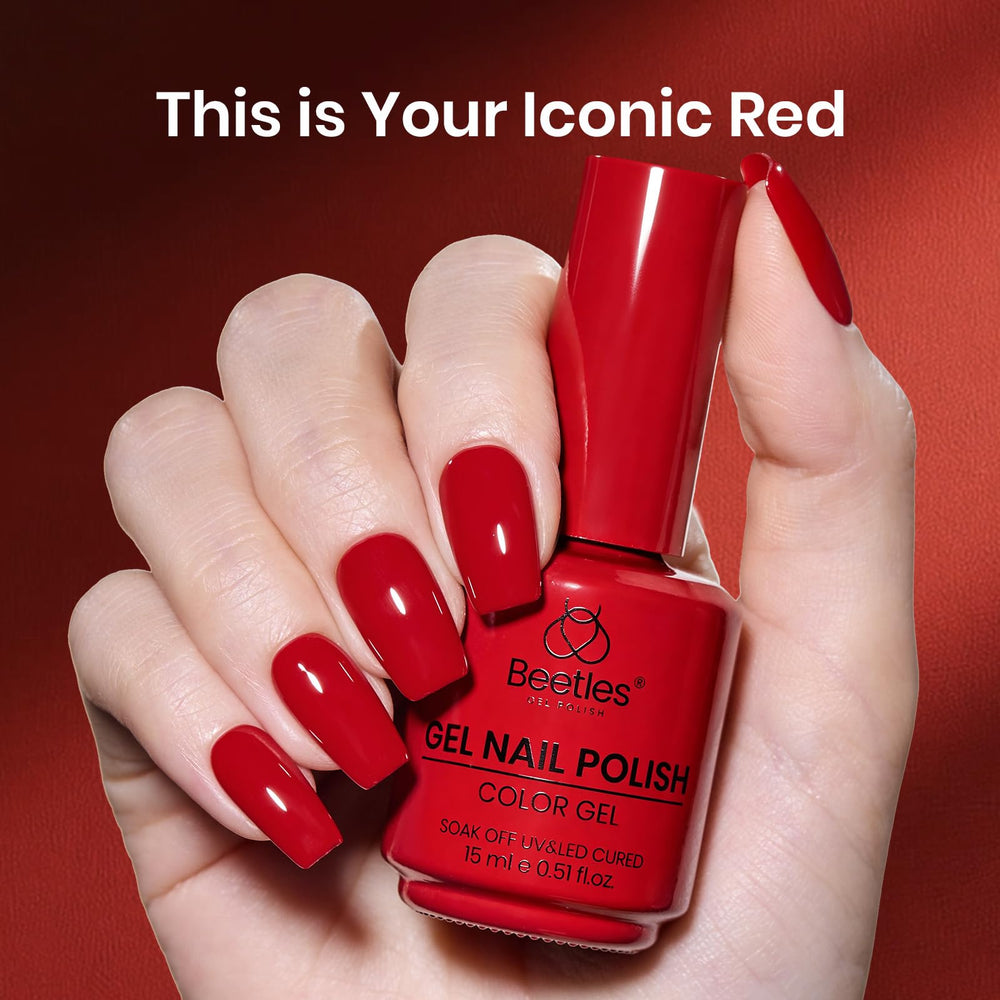 beetles Gel Polish brush close-up demonstrating smooth application and even coverage benefit