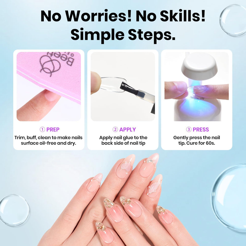 Beetles Gel Polish securing rhinestones on nail art showing reliable hold and decorative sealing benefit