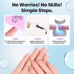 Beetles Gel Polish securing rhinestones on nail art showing reliable hold and decorative sealing benefit