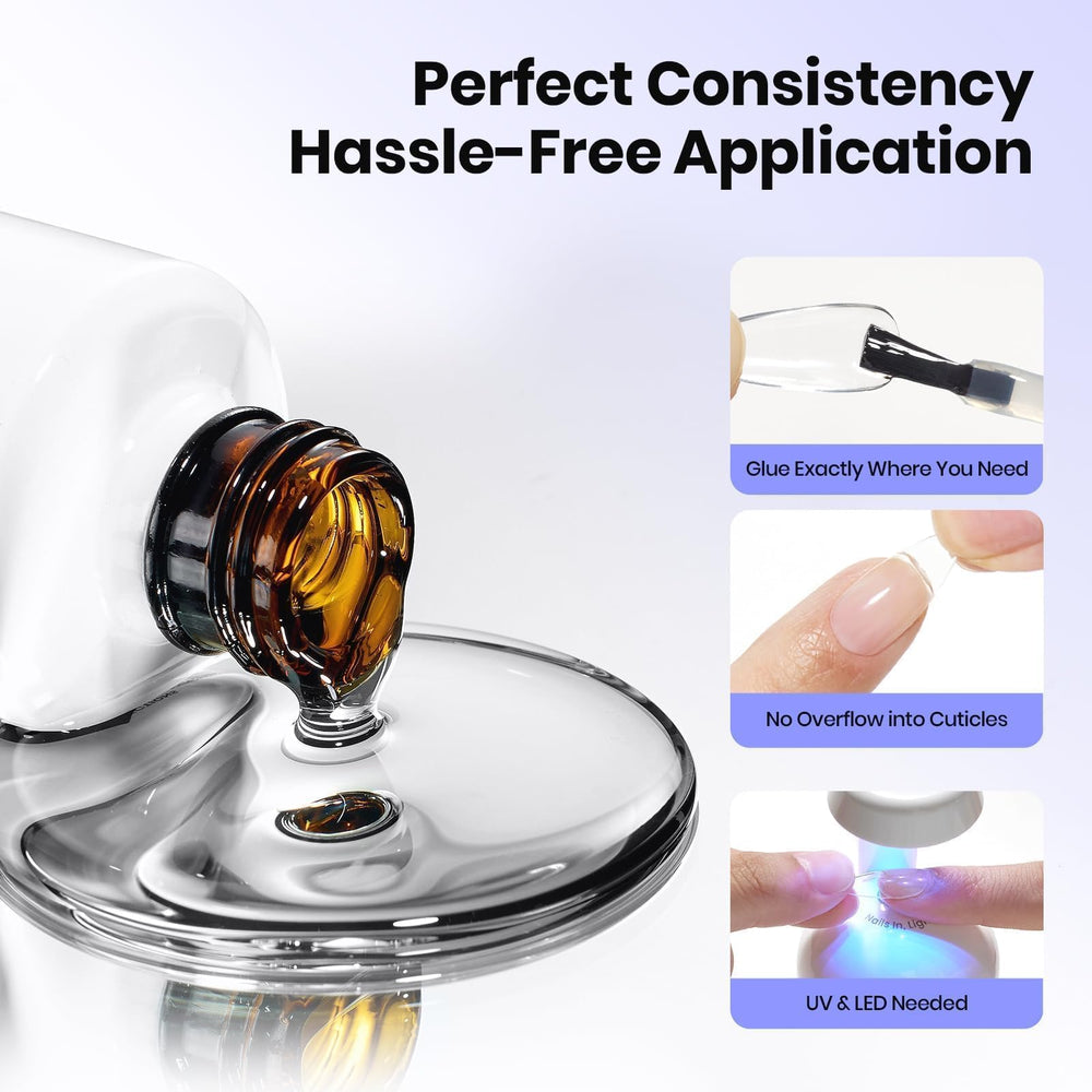 Beetles gel used to secure rhinestones showing precise decorative hold