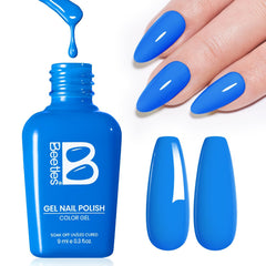 Beetles Gel Polish bottle on a salon tray illustrating professional-ready packaging and use