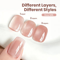 Beetles swatch on hand demonstrating nude finish and flattering look