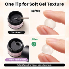 beetles finished snowy-cone nails in salon setting highlighting durable, glossy finish