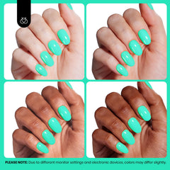 Beetles Gel Polish bottle beside ruler showing compact 0.5oz size for travel