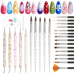 beetles brushes beside ruler showing scale and fine tip sizes for accuracy