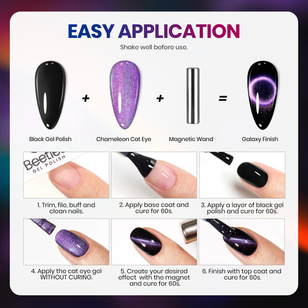 beetles scale with hand showing bottle size and portable salon convenience