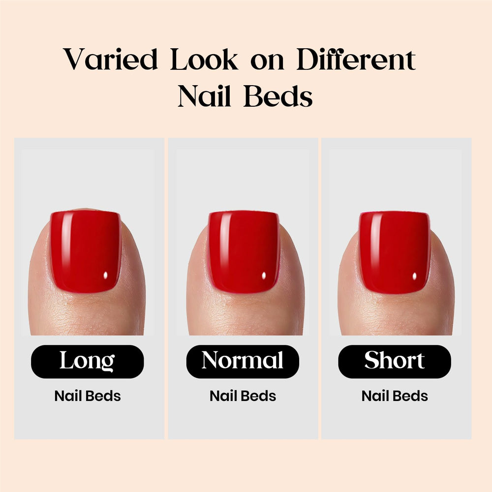 beetles nails next to ruler illustrating thin 0.4mm edge strength