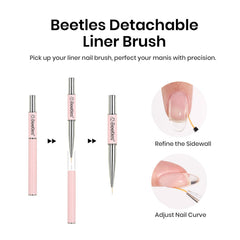 beetles product beside a ruler showing bottle size and large capacity