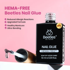 beetles nail tips laid out in 12 sizes for precise matching and easy selection