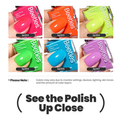 beetles size scale bottle comparison showing compact polish bottles for travel