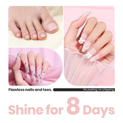 beetles Gel Polish bottle beside a coin to show 0.51 fl oz size and travel-friendly benefit