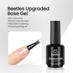 Beetles nail wheel swatches showing true Audrey Black finish options