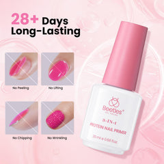beetles texture drop on nail plate showing fast-drying, lightweight formula that preps surface