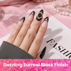 beetles Gel Polish texture swatch highlighting purple glitter finish for high-shine nails