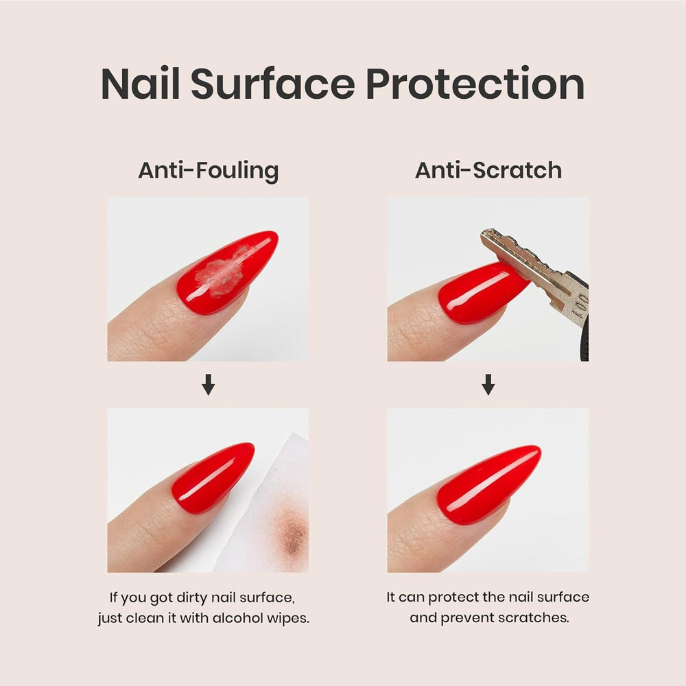 Beetles Gel Polish texture close-up showing smooth no-wipe top coat sheen