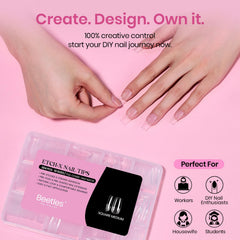 beetles thin edge profile blending with natural nail for seamless look