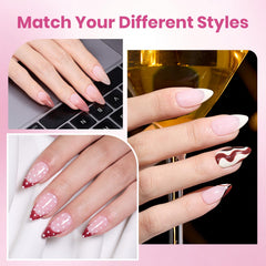 Beetles Gel Polish layout of 12 sizes of tips, ensures perfect fit benefit