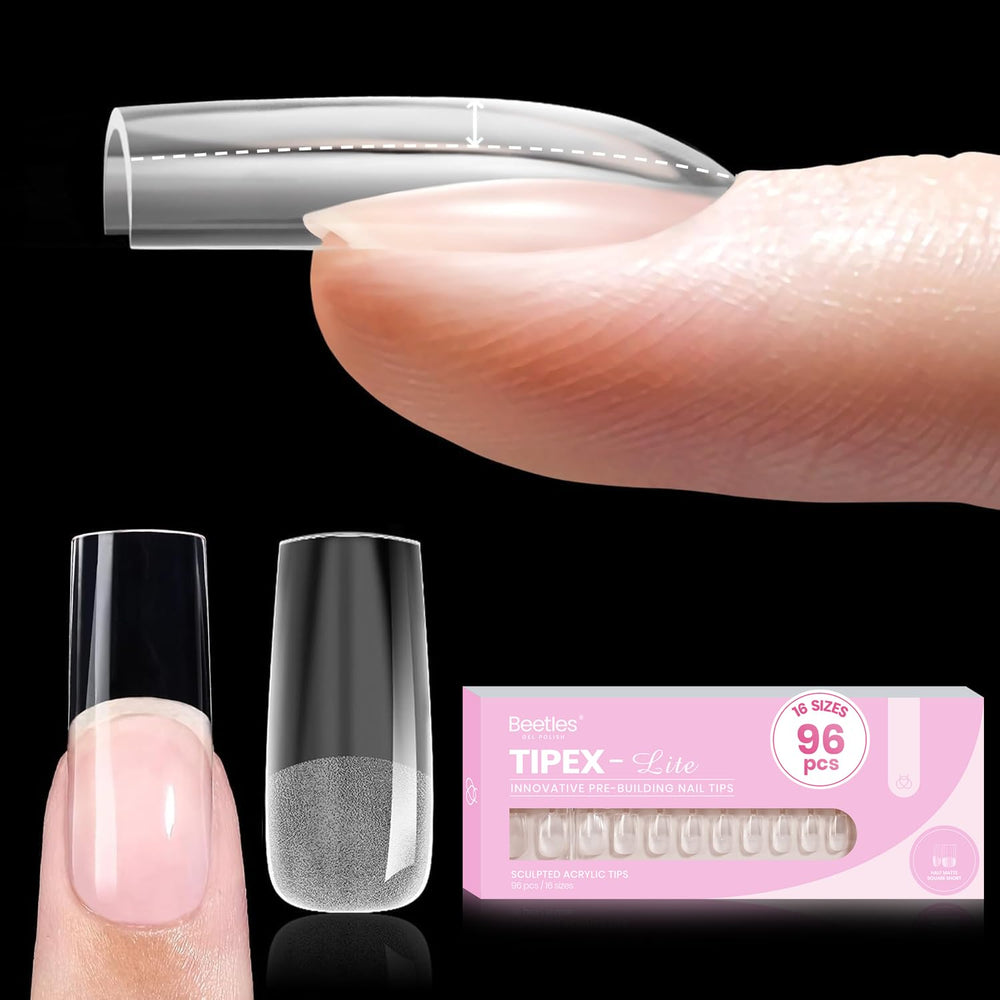 beetles Gel Polish front packaging showing pre-built apex tips for easy salon look