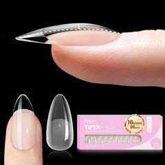 beetles Gel Polish front packaging showing full tip set and sizes, clear organization benefit