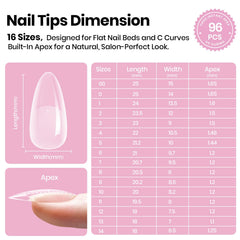 beetles Gel Polish finished gel polish on tip, displays salon-look durable finish