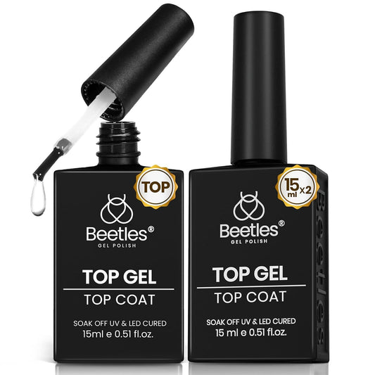Beetles bottle front packaging showing product branding and clear finish benefit