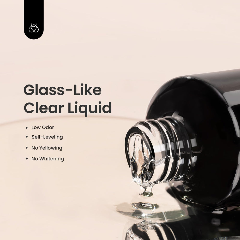 Beetles Gel Top Coat cured surface close-up highlighting mirror-like shine benefit