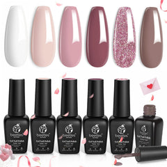 Beetles Gel Polish front packaging showing six wedding shades for cohesive looks