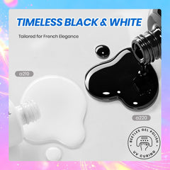 Beetles Gel Polish white bottle close-up showing creamy white pigment for clean tips