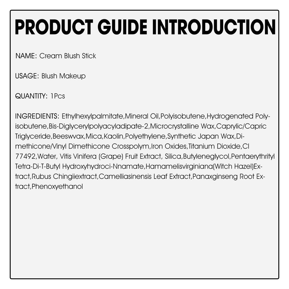 BEFIVECOK ingredients label close-up for transparency and safety