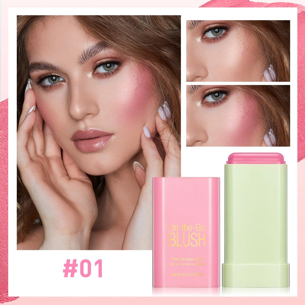 BEFIVECOK close-up of creamy blush texture for smooth blendable finish
