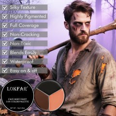 BEFIVECOK body base application on torso showing even full-body coverage advantage