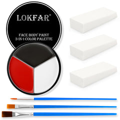 BEFIVECOK front packaging showing three paint pots and tools for versatile effects