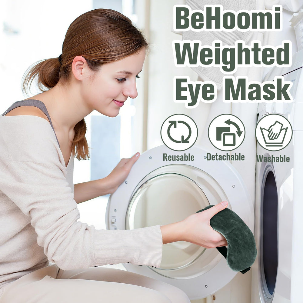BeHoomi plush cover being hand-washed showing easy maintenance and hygiene
