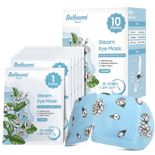 BeHoomi front packaging 10-pack showing jasmine scent and benefits