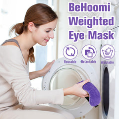 BeHoomi mask in use during sleep demonstrating comfort and relaxation benefit