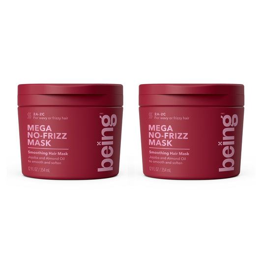 BEING INC front jar view showing smoothing mask and clear benefits