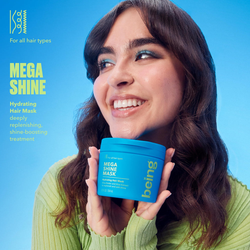 BEING INC close-up of creamy mask texture, highlights rich hydration