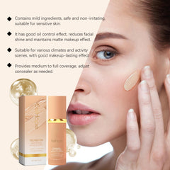 Bekoeen application with sponge showing smooth, streak-free finish benefit