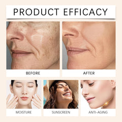 Bekoeen foundation blended on skin illustrating natural color-matching benefit