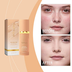Bekoeen texture drops on hand showing lightweight serum hydration benefit